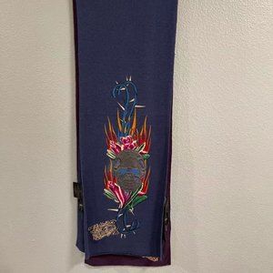 Christian audigier brand cashmere+ wool scarf